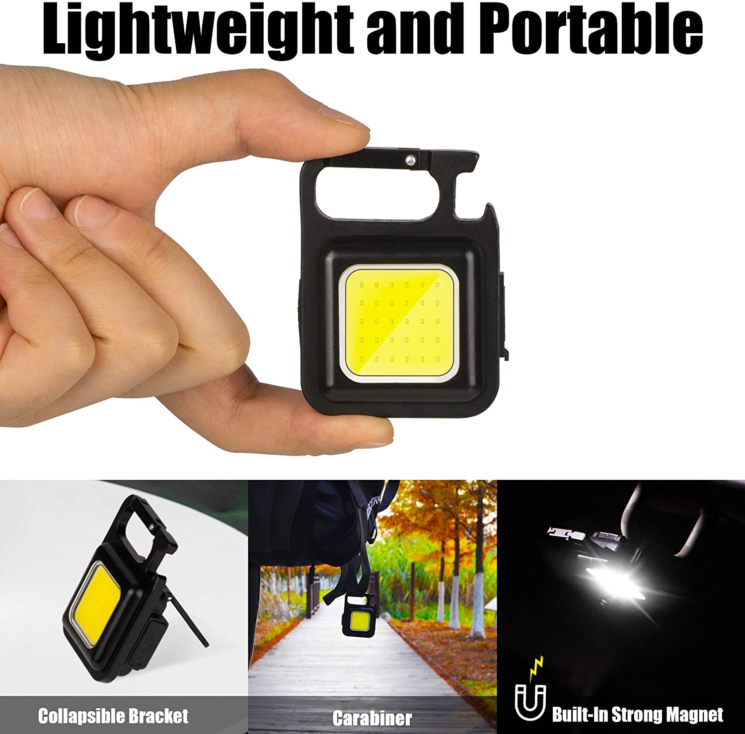 J031L COB Keychain Flashlight