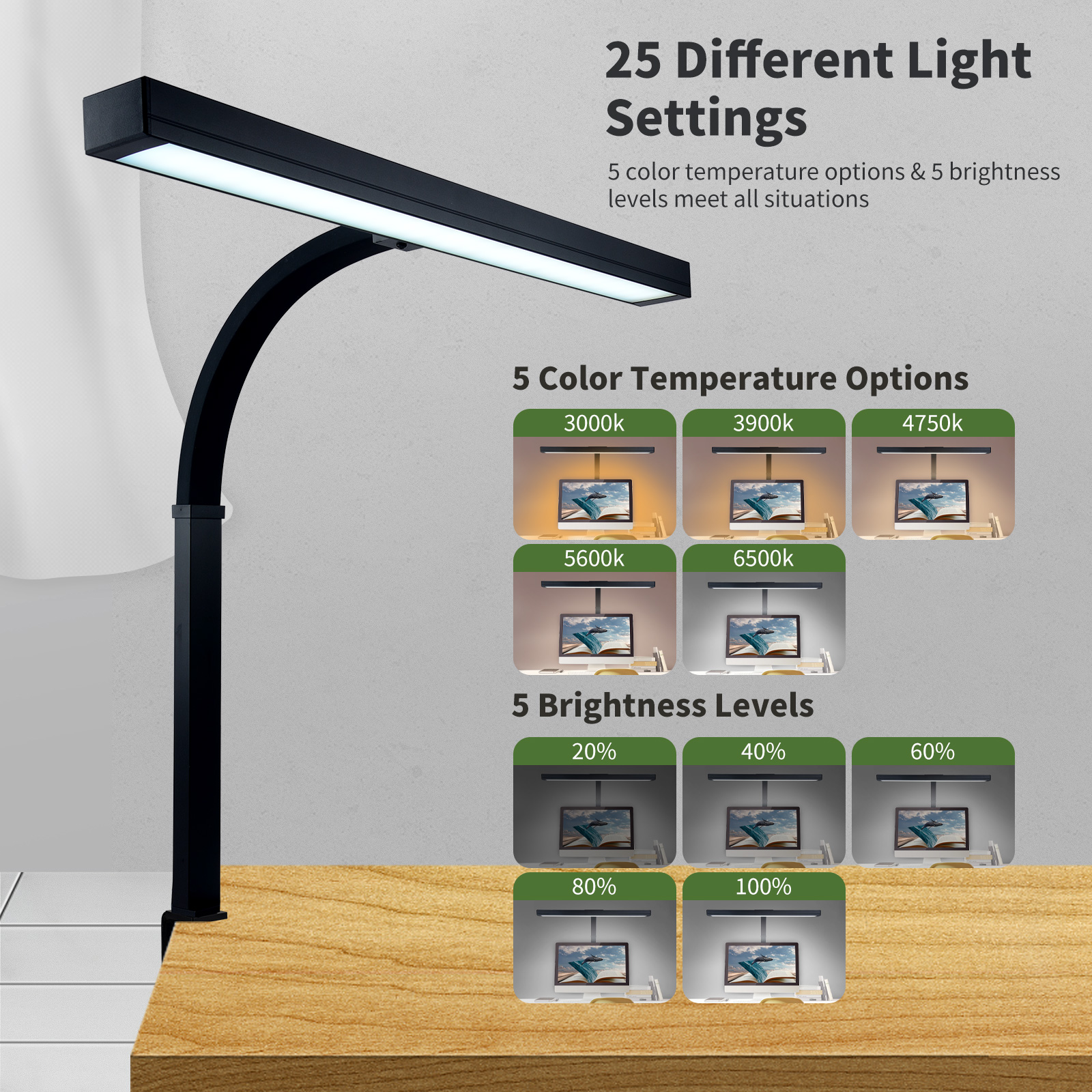 LED Clamp Working Lamp 9509L