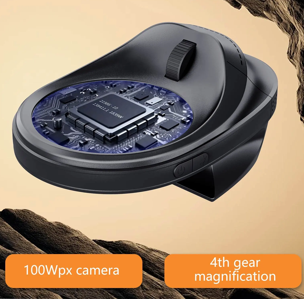 ​ ​Digital Round Screen Magnifier 8X, 12X, 15X, 20X LCD Microscope NO.9091LED
