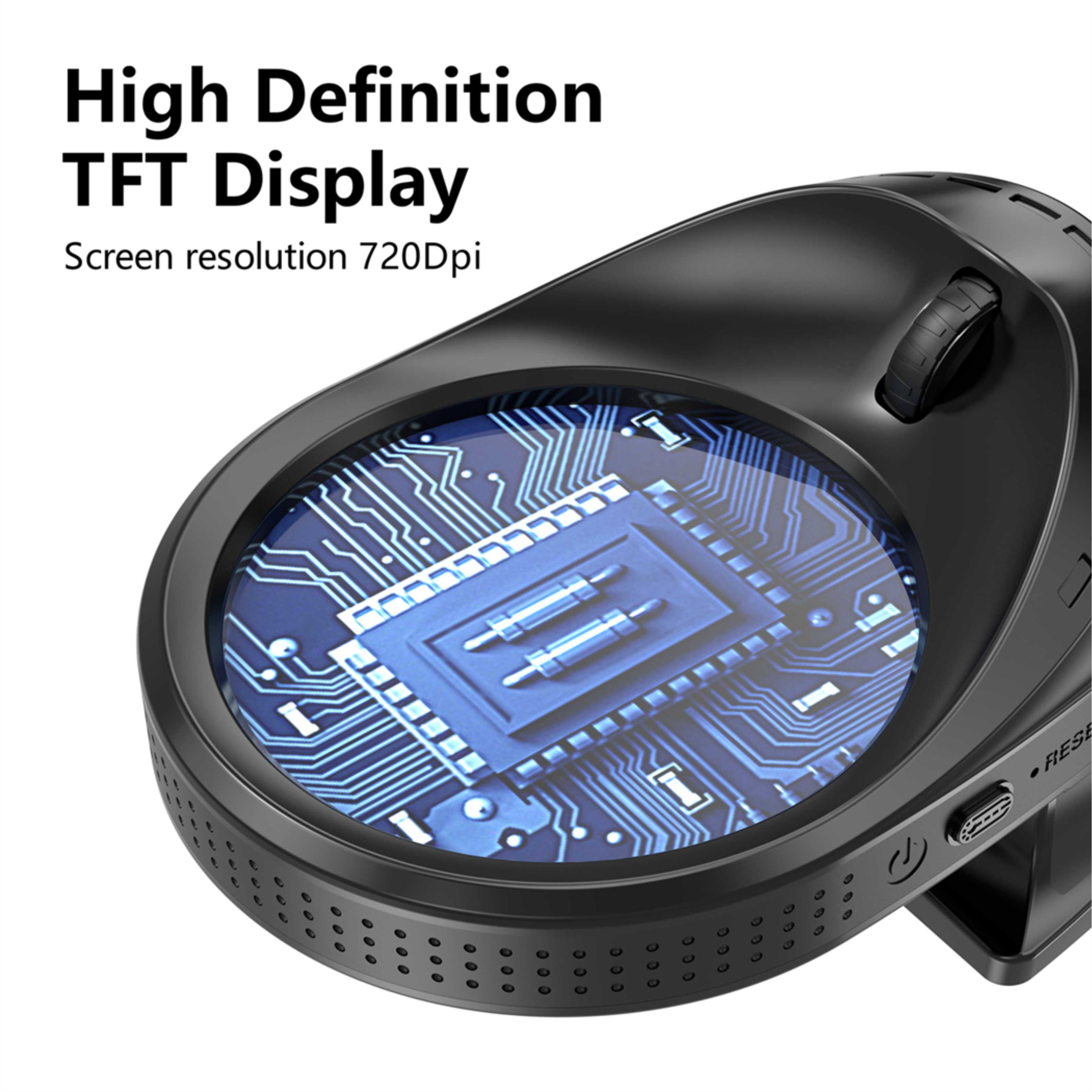 ​ ​Digital Round Screen Magnifier 8X, 12X, 15X, 20X LCD Microscope NO.9091LED