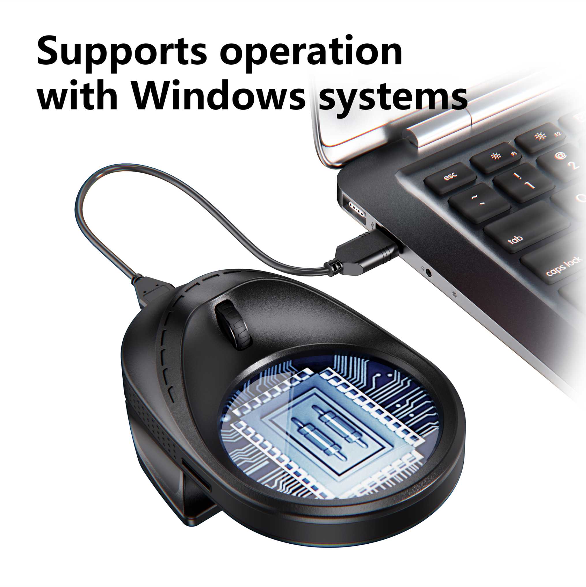 ​ ​Digital Round Screen Magnifier 8X, 12X, 15X, 20X LCD Microscope NO.9091LED