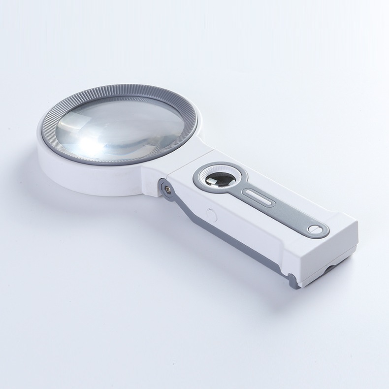 Handheld Magnifying Glass with LED Light 5X 25X Magnifier
