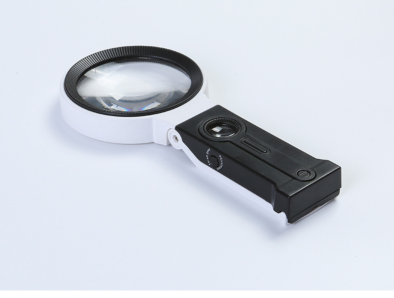 Handheld Magnifying Glass with LED Light 5X 25X Magnifier