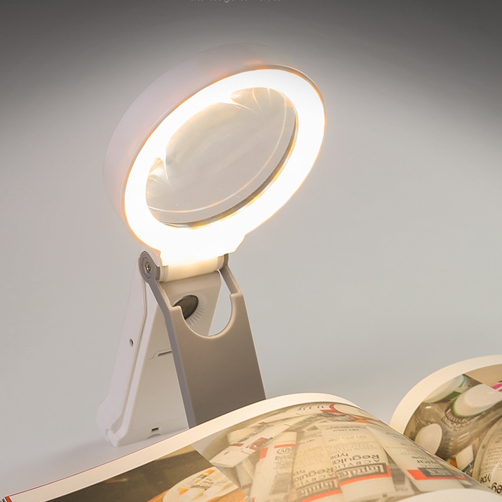 Handheld Magnifying Glass with LED Light 5X 25X Magnifier