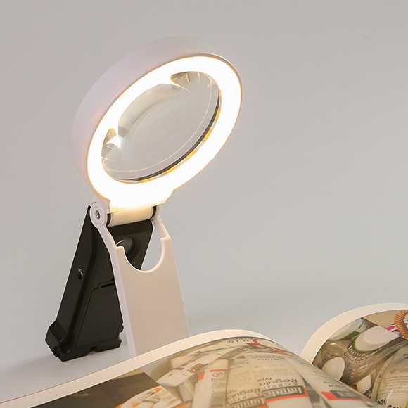 Handheld Magnifying Glass with LED Light 5X 25X Magnifier