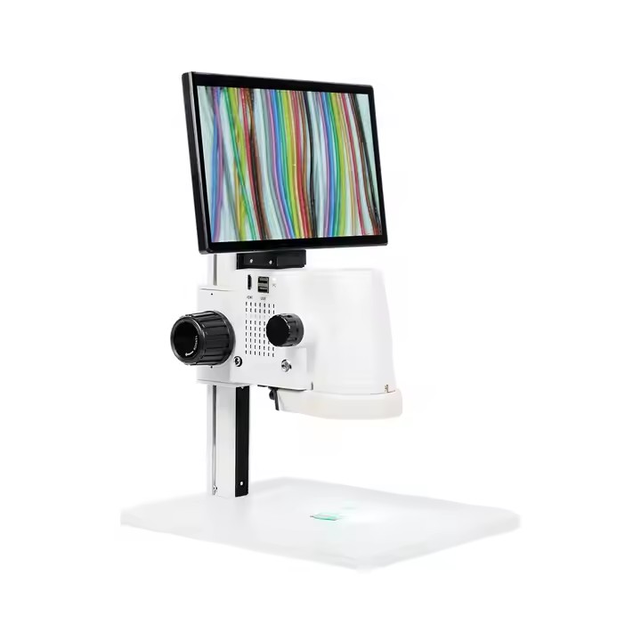 Stereo Measuring Video Digital Microscope with 11.6 Inch LCD Screen